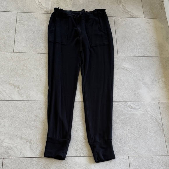 River + Sky Black Lace-Up Sweatshirt/drawstring matching set S - Picture 3 of 13